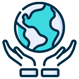 caring for the world icon