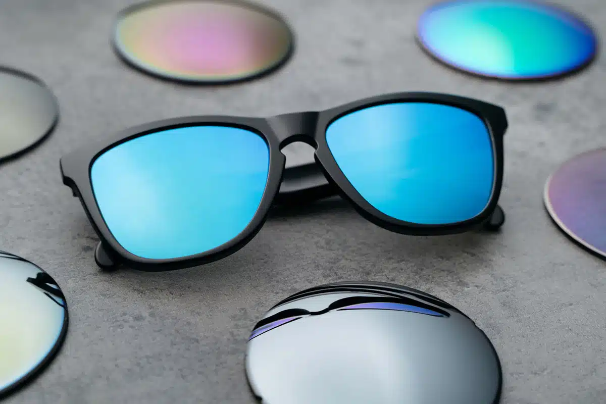 Light blue cheap tinted sunglasses