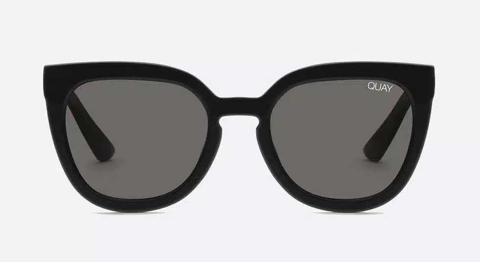 Quay Australia Noosa glasses with dark tinted lenses