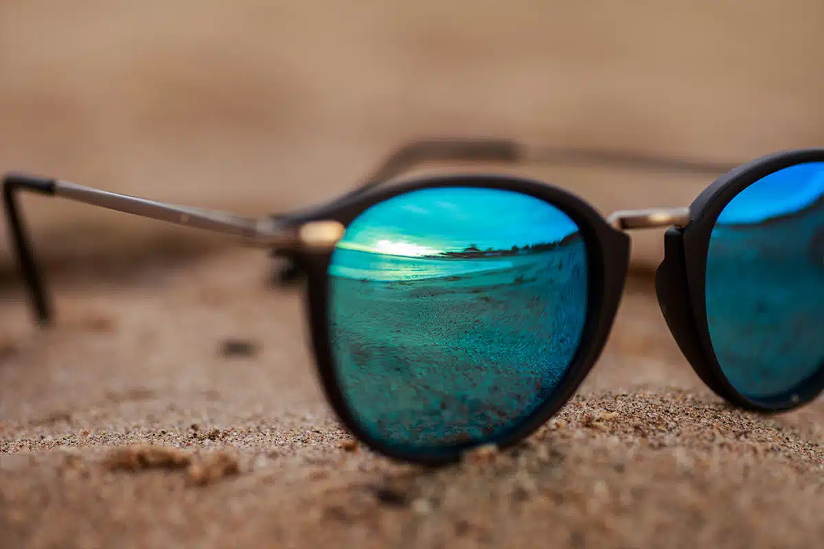 Blue hotsell reflective aviators