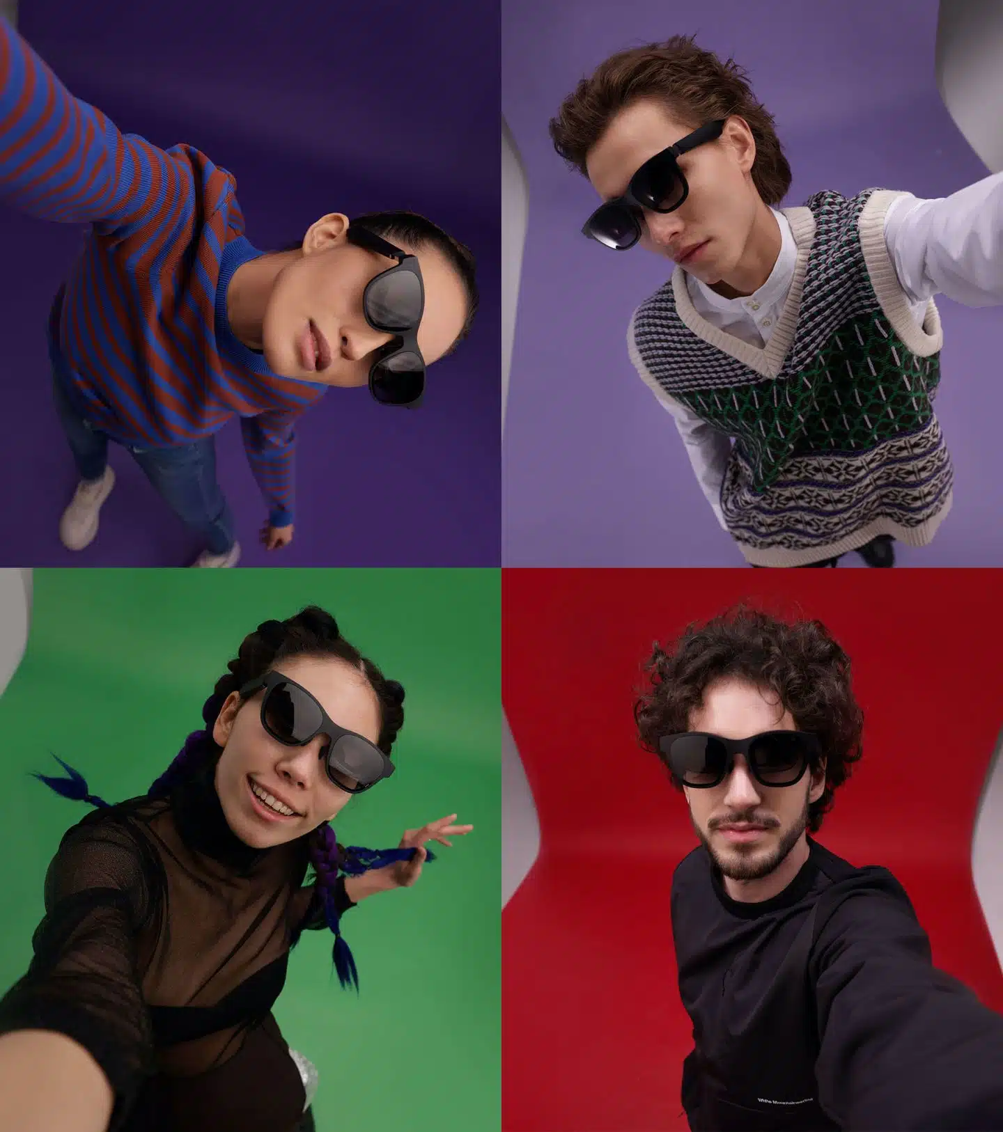 group of people wearing Xreal / Nreal Air glasses