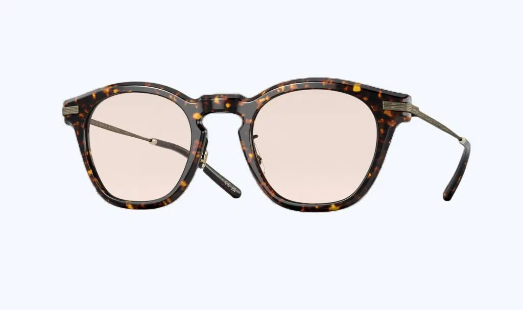 Oliver Peoples glasses with tinted prescription lenses