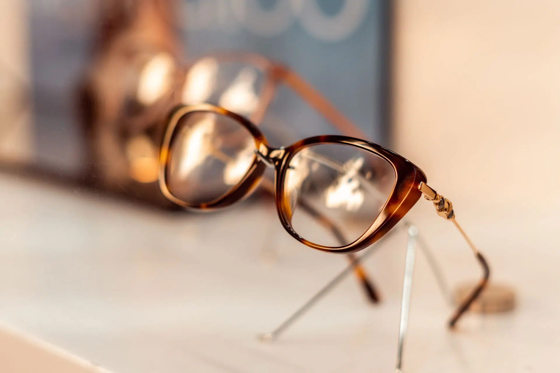 Designer glasses with store prescription lenses