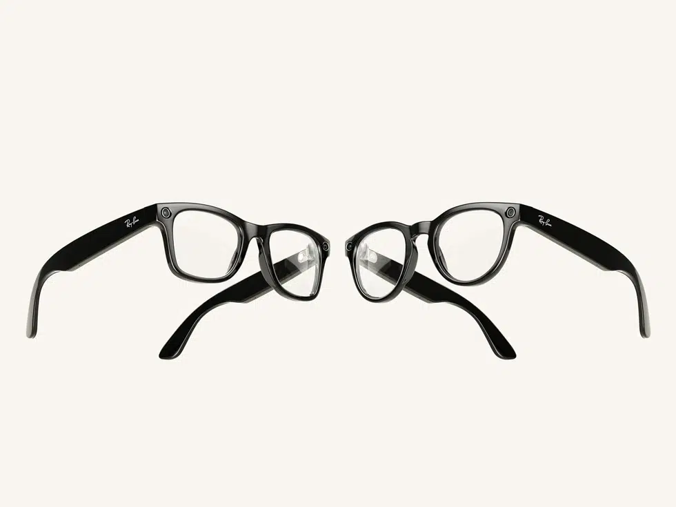 Ray-Ban Meta smart glasses in a Wayfarer and Headliner frame