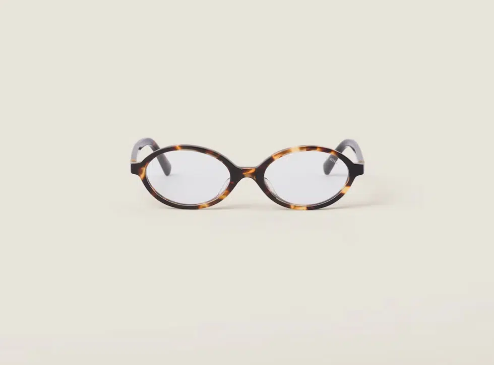 A pair of Miu Miu Eyewear glasses