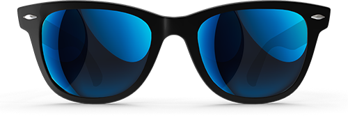 Blue mirror Transitions® XTRActive® lenses