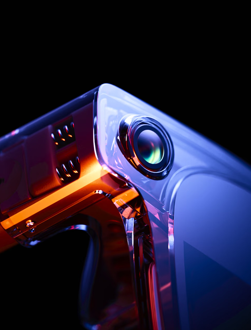 man wearing VITURE XR glasses and playing games