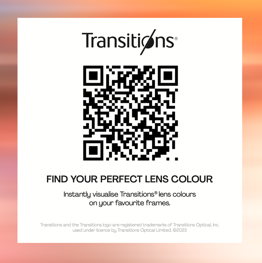 Transitions find your perfect lens colour